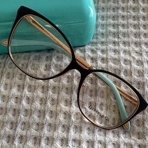Tiffany & Co. Black and Gold Women's Eyewear